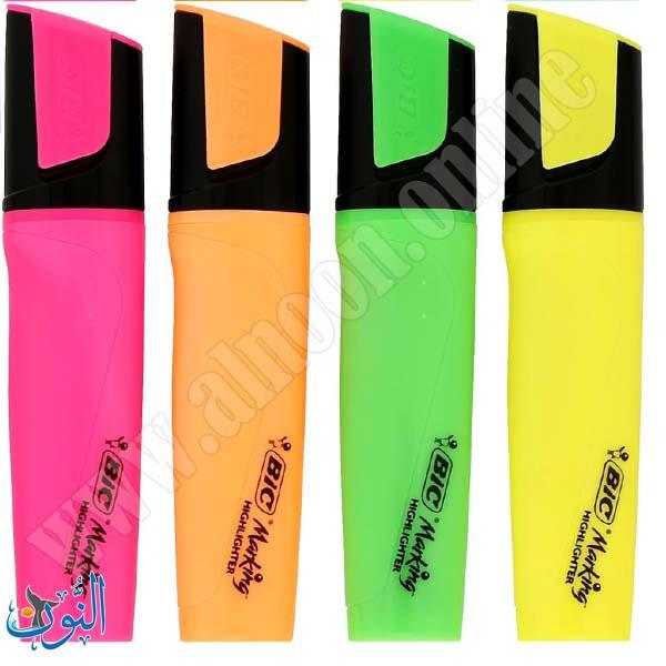 قلم تحديد مضيء  BIC FLAT