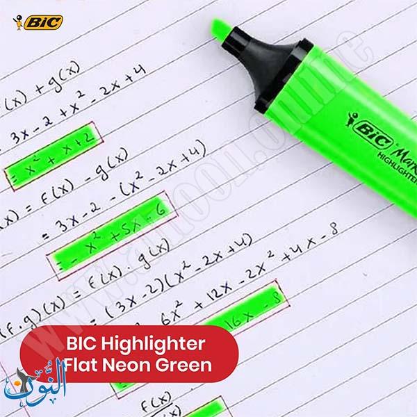 قلم تحديد مضيء  BIC FLAT