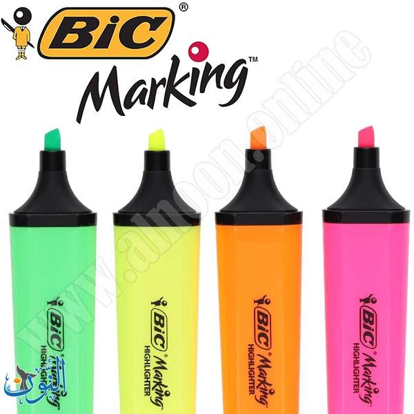 قلم تحديد مضيء  BIC FLAT