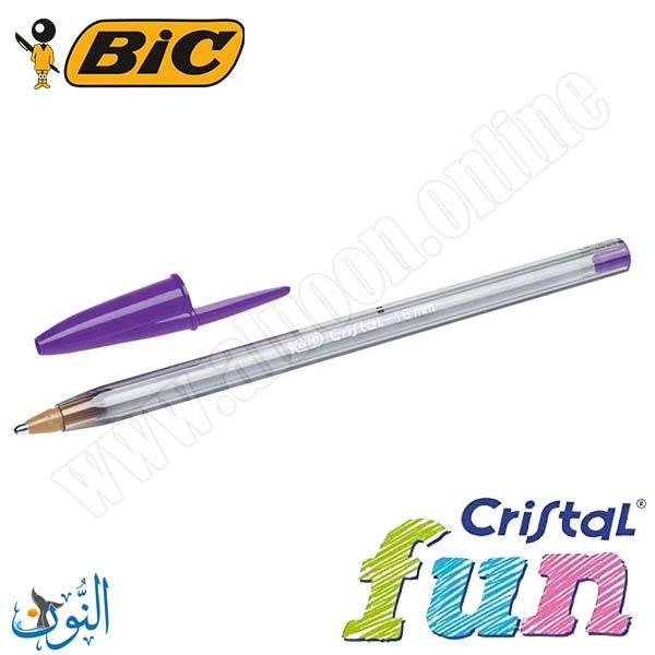 قلم حبر جاف BIC Cristal FUN 1.6mm