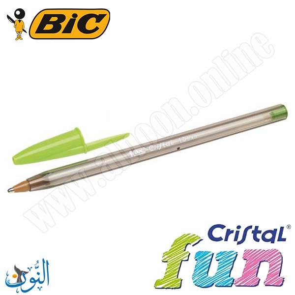 قلم حبر جاف BIC Cristal FUN 1.6mm