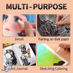 قلم حبر لزج للكتابة على الورق داكن اللون ماريس