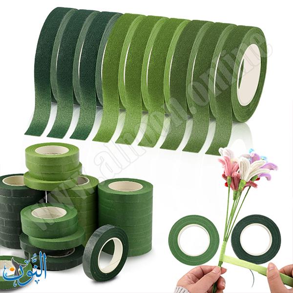 شريط تنسيق لجذع الزهور 12مم ×25 يارده  Flower Tape