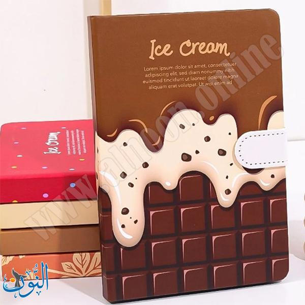 دفتر ملاحظات A5 مغناطيسي – تصميم مثلجات