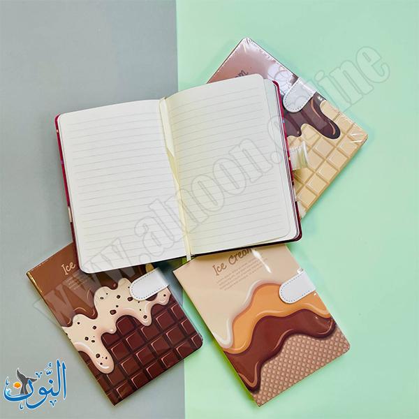 دفتر ملاحظات A6 مغناطيسي – تصميم مثلجات