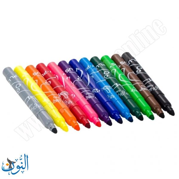 الوان فلوماستر عملاق Y.PLUS Elephant Jumbo