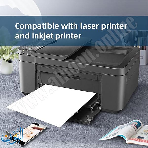 ورق لاصق ذاتي للطباعة 100 ورقة – قياس A4-