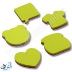 ورق ملاحظات لاصق 50 ورقة اشكال  Merry stick