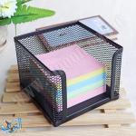 حافظة ورق ملاحظات معدنية