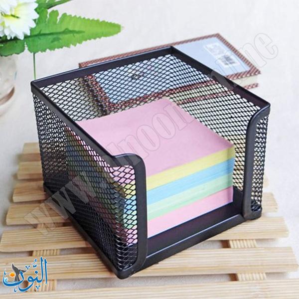 حافظة ورق ملاحظات معدنية