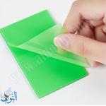 ورق ملاحظات لاصق شفاف الوان مضيئة 75×76 مم – 60 ورقة