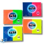 ورق ملاحظات لاصق شفاف الوان مضيئة 75×76 مم – 60 ورقة