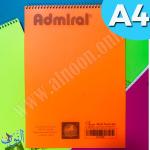 دفتر ملاحظات سلك 72 ورقة Admiral A4