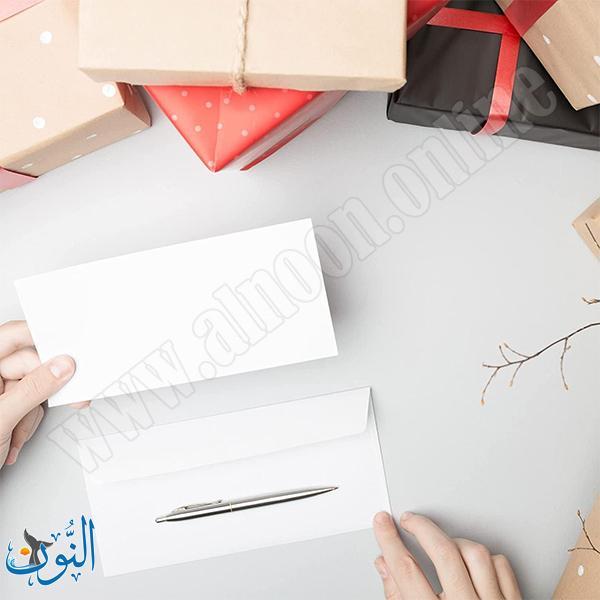 ظرف أبيض لاصق  11×23 سم 80 غم