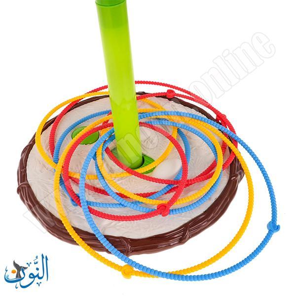 لعبة الطائر المتأرجح والحلقات