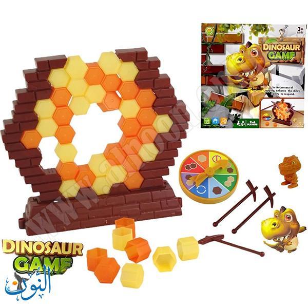 لعبة تحطيم الجدار وانقاذ الديناصور