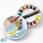 الوان مائية أقراص علبة دائرية 12 لون pebeo Acuarela