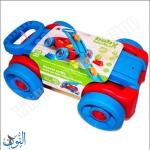 عربة مكعبات بناء 22 قطعة