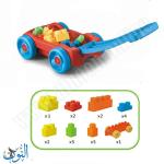 عربة مكعبات بناء 22 قطعة