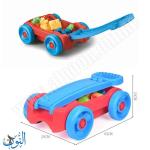 عربة مكعبات بناء 22 قطعة