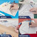 طقم مثلثات 45° و60° بطول 35 سم TANGO