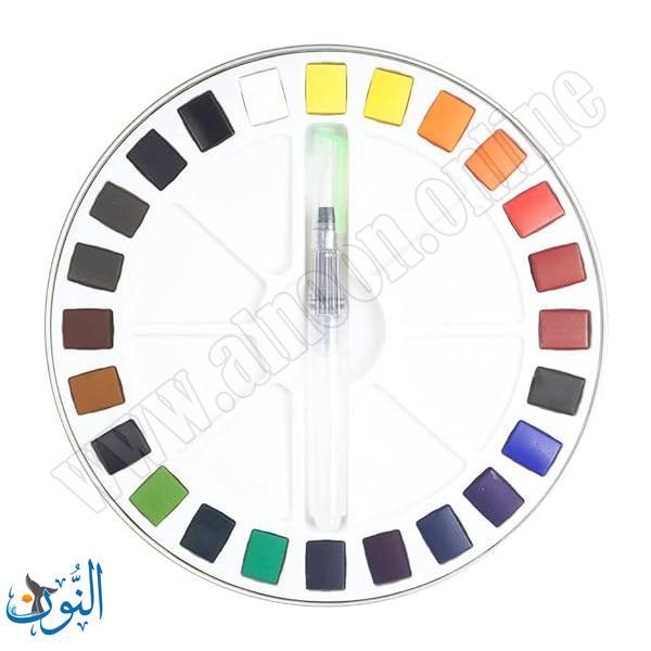 الوان مائية أقراص علبة دائرية 24 لون pebeo Acuarela