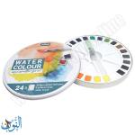 الوان مائية أقراص علبة دائرية 24 لون pebeo Acuarela