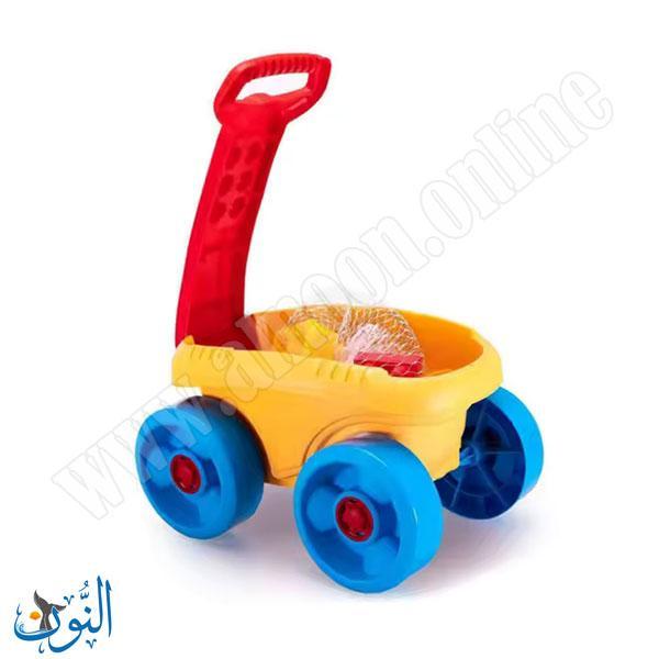 عربة مكعبات بناء 22 قطعة