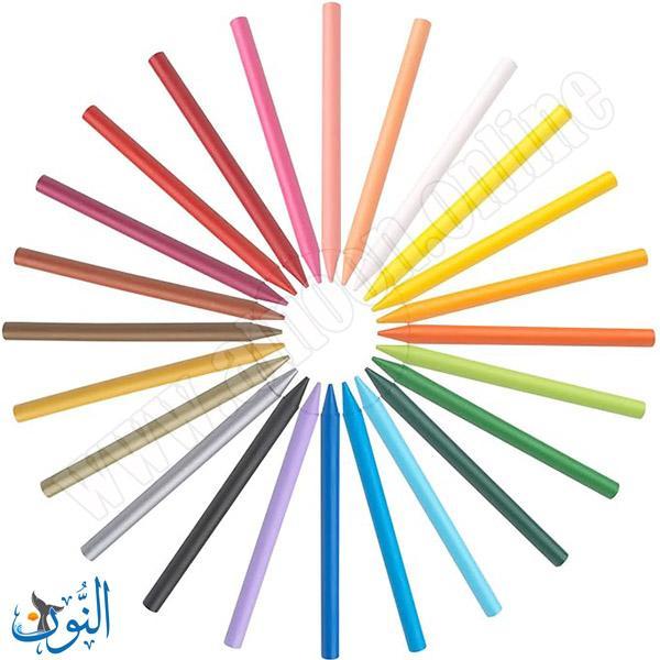 الوان شمع 12 لون BIC PLASTIDECOR