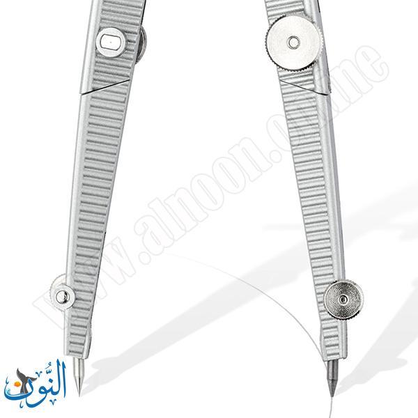 فرجار مدرسي معدني مع ملحقات في علبة صلبة  STAEDTLER  Noris 550 01