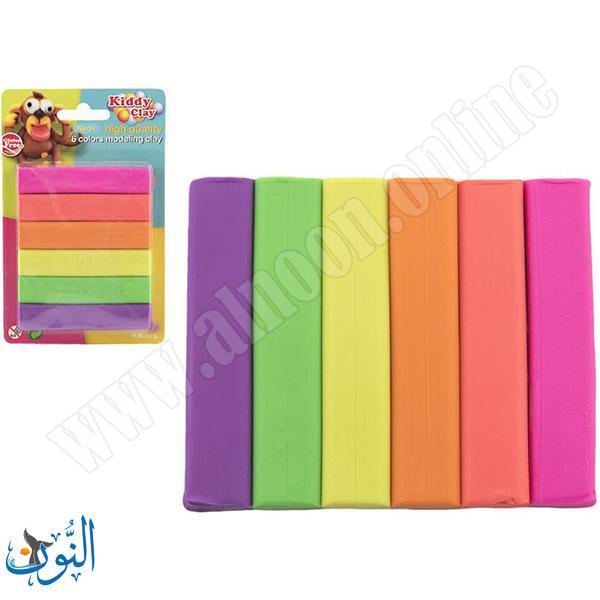 ملتينة الوان مضيئة 6 لون 60 غم NARA