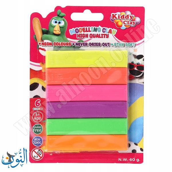 ملتينة الوان مضيئة 6 لون 60 غم NARA