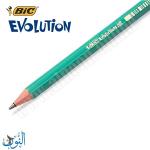 12 قلم رصاص مع ممحاة BIC Evolution