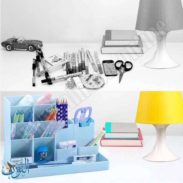 مقلمة مكتب بلاستيك عدة أجزاء