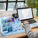 مقلمة مكتب بلاستيك عدة أجزاء