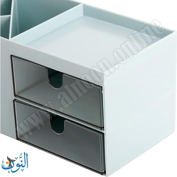 مقلمة مكتب بلاستيك مع جوارير