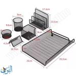 طقم مكتب معدني 6 قطع