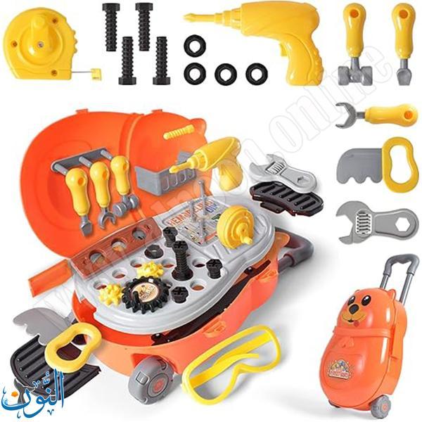 حقيبة الدب الذكي للأدوات – عربة تصليح للأطفال 29 قطعة  BOWA