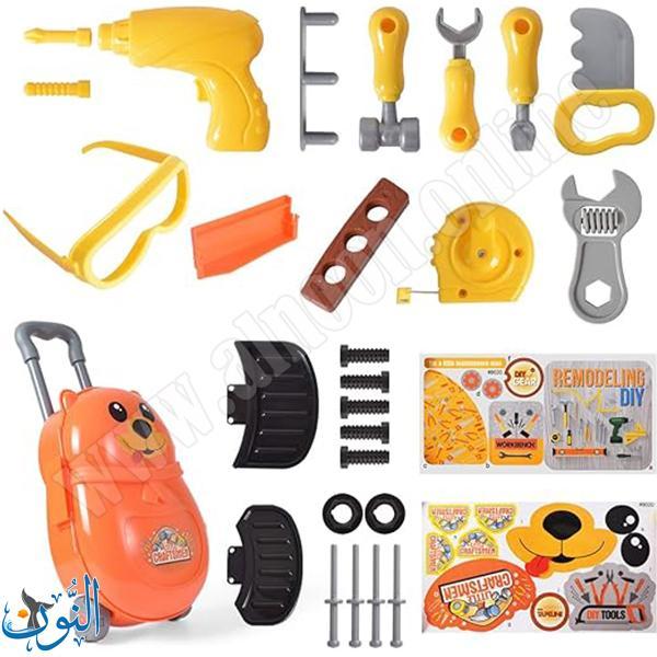 حقيبة الدب الذكي للأدوات – عربة تصليح للأطفال 29 قطعة  BOWA