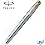 قلم حبر سائل علاقة ذهبية  PARKER FRONTIER STEEL