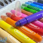 الوان شمع حريري مناسب للرسم على الوجه 12 لون Admiral