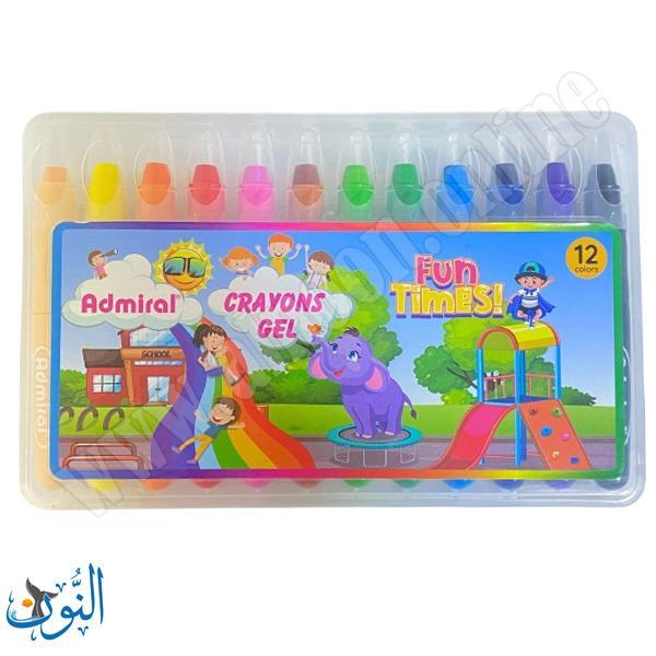 الوان شمع حريري مناسب للرسم على الوجه 12 لون Admiral