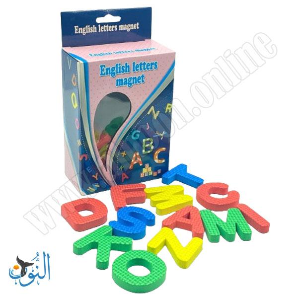 احرف انجليزي اسفنج ممغنط