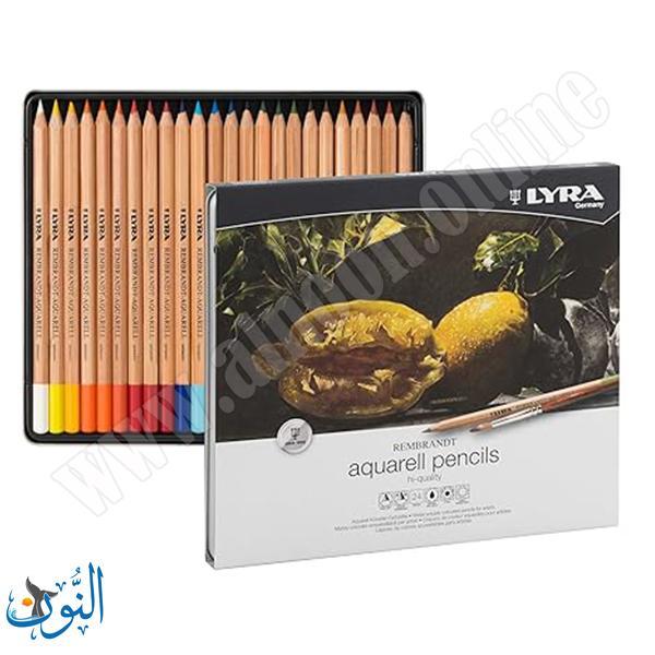 الوان  خشب مائية 24 لون LYRA Rembrandt Aquarell