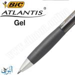قلم حبر اسود BIC Atlantis Gel 0.7
