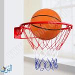 حلقة كرة السلة معدنية مع شبكة