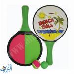 مضارب كرة شاطيء وجهين