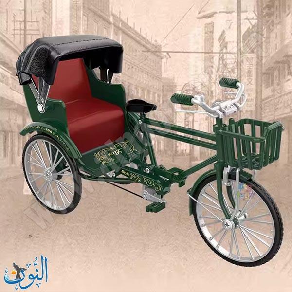 مجسم معدني شكل دراجة كلاسيكية 21 سم