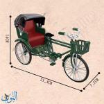 مجسم معدني شكل دراجة كلاسيكية 21 سم