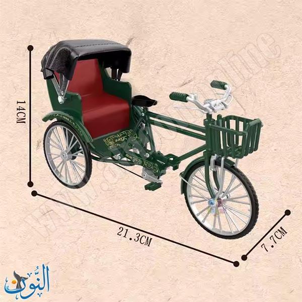 مجسم معدني شكل دراجة كلاسيكية 21 سم